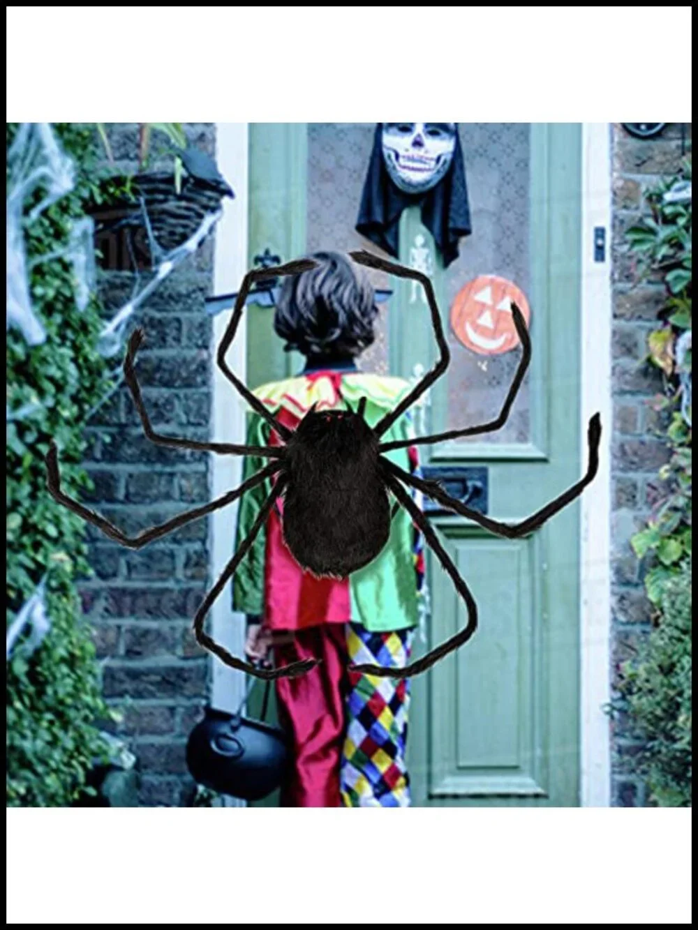 Giant Halloween Spider Costume with Candy Backpack - Kids Cosplay Prop
